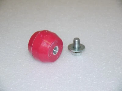 Mar-Bal 600V Red Round Electrical Ground Bar Standoff Insulator 3/8" Al Insert
