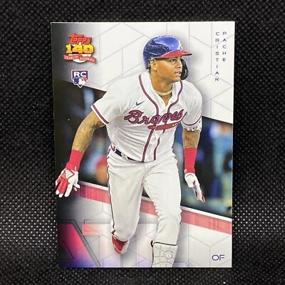 2021 Topps Archives Cristian Pache RC Atlanta Braves Rookie #287 - Image 1 of 2