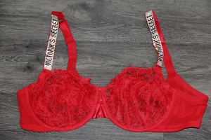 THE FABULOUS by VICTORIA'S SECRET VERY SEXY SHINE STRAP DEMI BRA size 44 C - Picture 1 of 2