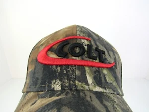 Colt Embroidered Logo Men's Camouflage Adjustable Strap Back Cap Hat - Picture 1 of 7