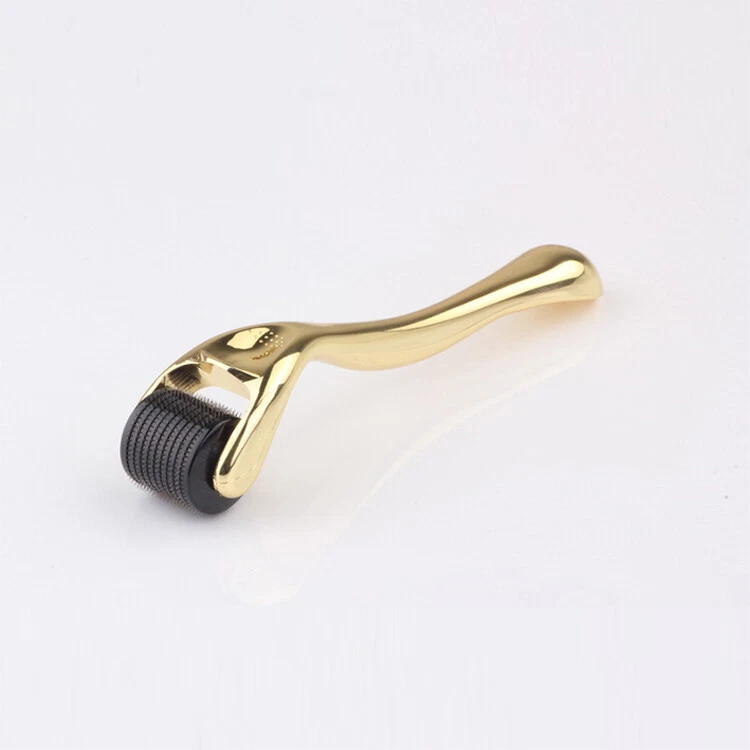 Derma-Roller Mikroneedling Lifting 0,5mm 540 Gold Titan Falten Narben Akne Haare