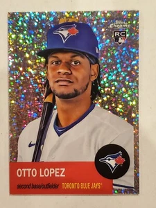 OTTO LOPEZ 2022 Topps Chrome Platinum SPECKLE REFRACTOR #'d 43/150 Blue Jays - Picture 1 of 1