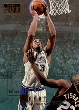 1996-97 SkyBox Premium Sacramento Kings Basketball Card #99 Brian Grant