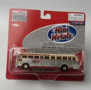HO Mini Metals 32111 Classic Metal Works San Francisco GMC PD 4103 Trailways Bus - Picture 1 of 2