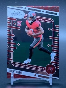Panini Absolute Rookie #188 2024 Bucky Irving Tampa Bay Buccaneers radiocontrol - Imagen 1 de 2