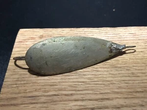 Vintage Johnson Silver Minnow Silver 2 3/8" Wiggler Wobble Spoon Fishing Lure - Picture 1 of 3