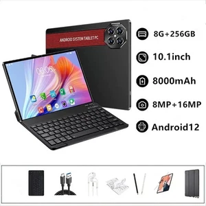 mobile phone Tablet 10 inch 1TB ROM Android 12 Wifi 4G/5G Dual SIM gift Keyboard - Picture 1 of 15