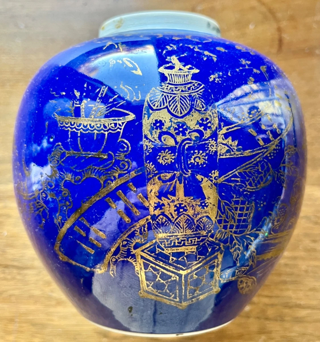 蓝色1800-1849 中国古董花瓶| eBay