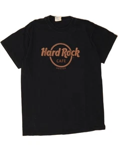 HARD ROCK CAFE Mens Denver Graphic T-Shirt Top Medium Black Cotton BP09 - Picture 1 of 3