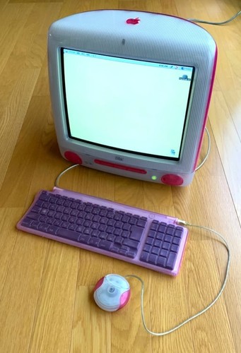 Apple iMac G3 CRT Vintage Desktop Computer Ruby Red Amazing