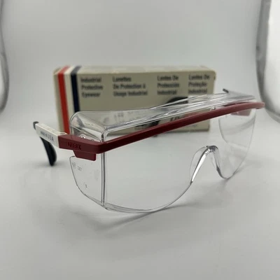 ¡Nuevo! NOS UVEX Astrospec 3000 Patriot Marco Lente Oscura Gafas de Seguridad Hechas en EE. UU. Foto 1 de 4