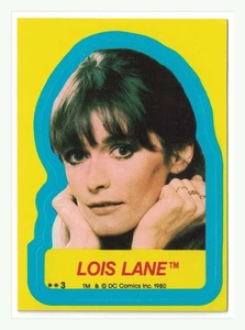 1980 Topps Superman II - Puzzle Stickers #3 Lois Lane - Picture 1 of 3