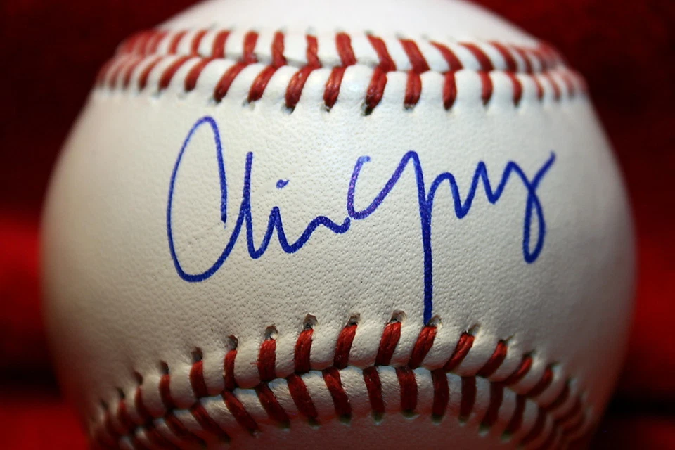 Chris Young autografiado firmado certificado de autenticidad de los Padres de Béisbol Foto 1 de 1
