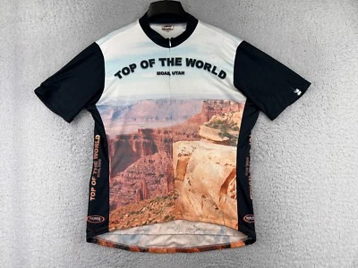 Primal Wear Cycling Jersey Adult 2XL XXL Blue Moab Utah Art Top Of The World - Image 1 of 4