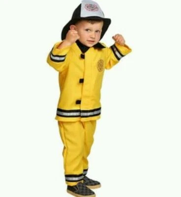 ANTIGUO DISFRAZ BOMBERO DE LA MARINA CON SOMBRERO 6-12 MESES HALLOWEEN 6 9 12 Foto 1 de 4