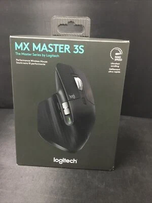Authentic Logitech MX Master 3S Wireless Mouse (BLACK)  - Image 1 of 4