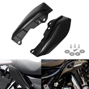 Gloss Black Mid-Frame Air Deflector Heat Shield fit for Harley Touring 2009-2016 - Picture 1 of 12