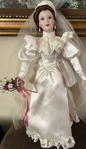 Vtg Ashton Drake “Betty’s 1930’s Wedding Dress”, LE TB 3037, 18 in, 1994 - Picture 1 of 17