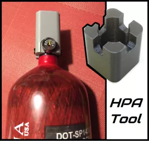 Removal Tool for Paintball HPA Valve Air Tank Regulator Remover - Picture 1 of 4