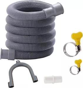 Universal Washing Machine & Dishwasher Drain Hose Extension Kit - 10 Feet Corrug - Picture 1 of 12