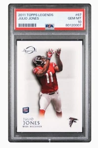 2011 Topps Legends #67 Julio Jones RC PSA 10 Atlanta Falcons Tennesse Titans - Picture 1 of 1