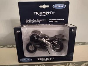 WELLY 1:18 SCALE 2002 Daytona 955i No 12176 DIECAST MODEL BOXED Triumph - Picture 1 of 3