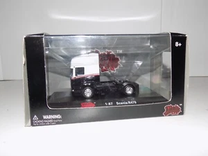 Malibu International Scania R470 Black and White Truck 1:87 HO Scale Case NIB - Picture 1 of 2