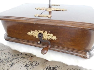 Schöner Kalliope Christbaumständer 18cm Platten christmas music box 7 1/8" disc - Bild 1 von 24