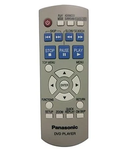 New Original Panasonic N2QAYB000011 Remote Control for DVD-S1 DVD-S1S DVD Player - Picture 1 of 3