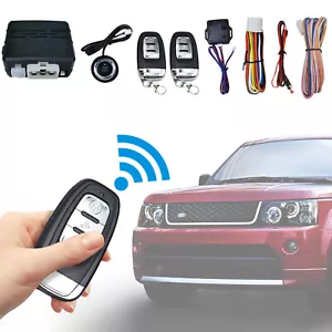 Keyless Entry Engine Start Alarm System Push Button Remote Starter Stop Car SUsB - Picture 1 of 9