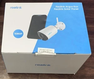 Reolink Argus Eco Wireless Security Camera & Reolink Solar Panel New in Open Box - Picture 1 of 1
