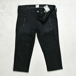 Womens LEE TOXEY Variation Skinny Jeans W29 L33 Zip Fly Stretch Black Denim - Picture 1 of 6