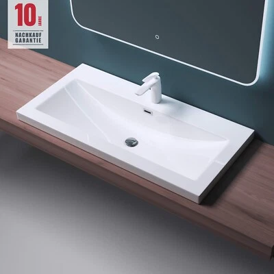 MAI & MAI Design Gussmarmor Waschbecken Waschtisch Mineralguss Einbauwaschbecken Col01 Bad