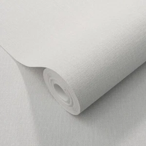 Elle 4 Wallpaper Woven Plain 10444-31 Light grey - Picture 1 of 4