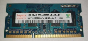 HYNIX 1GB RAM MEMORY DDR3 - 2Rx16 PC3-10600S-9-10-A1 hmt112s6bfr6c-h9 N0 AA-C - Picture 1 of 2