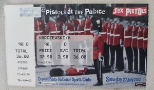 Complete Ticket Stub SEX PISTOLS at the Palace London Crystal Palace 27 Jul 2002 - Picture 1 of 2