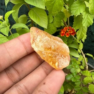 28,00 Ct Citrino Oro Naturale Grezzo - Cristallo Non Riscaldato Sfaccettatura Pietra Preziosa Sciolta - Foto 1 di 5