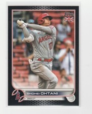 2022 Topps UK Edition Black Parallel 046/125 Shohei Ohtani #1 LA Angels
