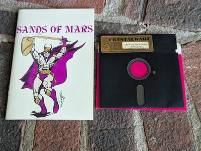 Sands of Mars APPLE II IIE IIC IIGS Crystalware Complete w/ Manual - Image 1 of 4