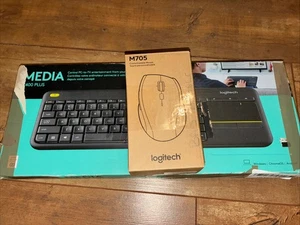 Logitec M705 Mouse And K400 Plus Keyboard Combo See Description (a7) - Picture 1 of 5