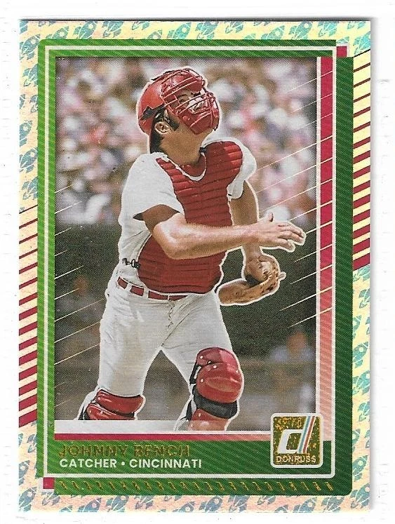 JOHNNY BENCH (CINCINCINNATI REDS) - 2025 DONRUSS "ROCKETS" TARJETA PARALELA #46 Foto 1 de 1