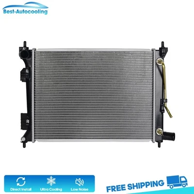 Radiador de aluminio para Hyundai Accent Kia Rio 2012-2015 2016 2017 1,6 L l4 13253 Foto 1 de 4