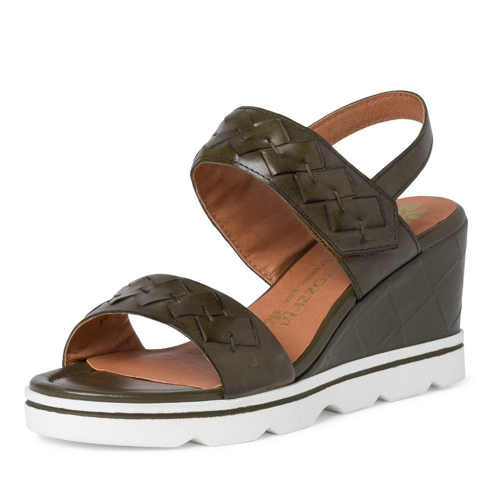 Marco Tozzi by GMK  Wedge/Plat Sand Art: 2-2-88301-28 in khaki (grün) - - Bild 1 von 1