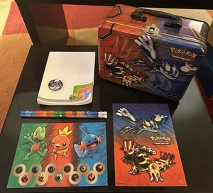 Pokémon TCG Omega Ruby Alpha Sapphire Launch Tin Used With Extras - Picture 1 of 10