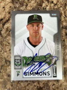 Dylan Simmons Signed 2025 Dayton Dragons Cincinnati Reds Team Set Auto # 17 - Picture 1 of 1