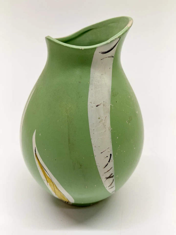 Vintage 1940s Art Deco Brentleigh Ware Somerton Vase Hand Painted 21cm - Image 1 of 4