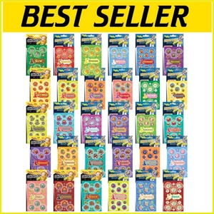Colorful Scratch N Sniff Stickers 30-Pack - From Strawberry to Birthday Cake! - Picture 1 of 11