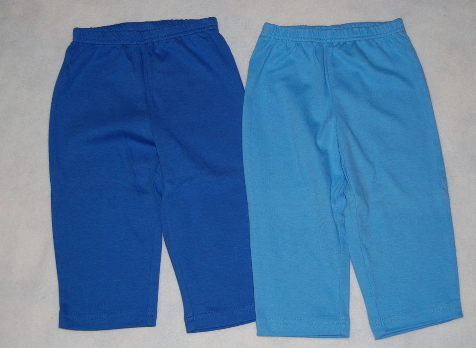 Pantalones para niños pequeños DOS PARES tejidos azules PULL ON 9-12 meses CARTERS Foto 1 de 1