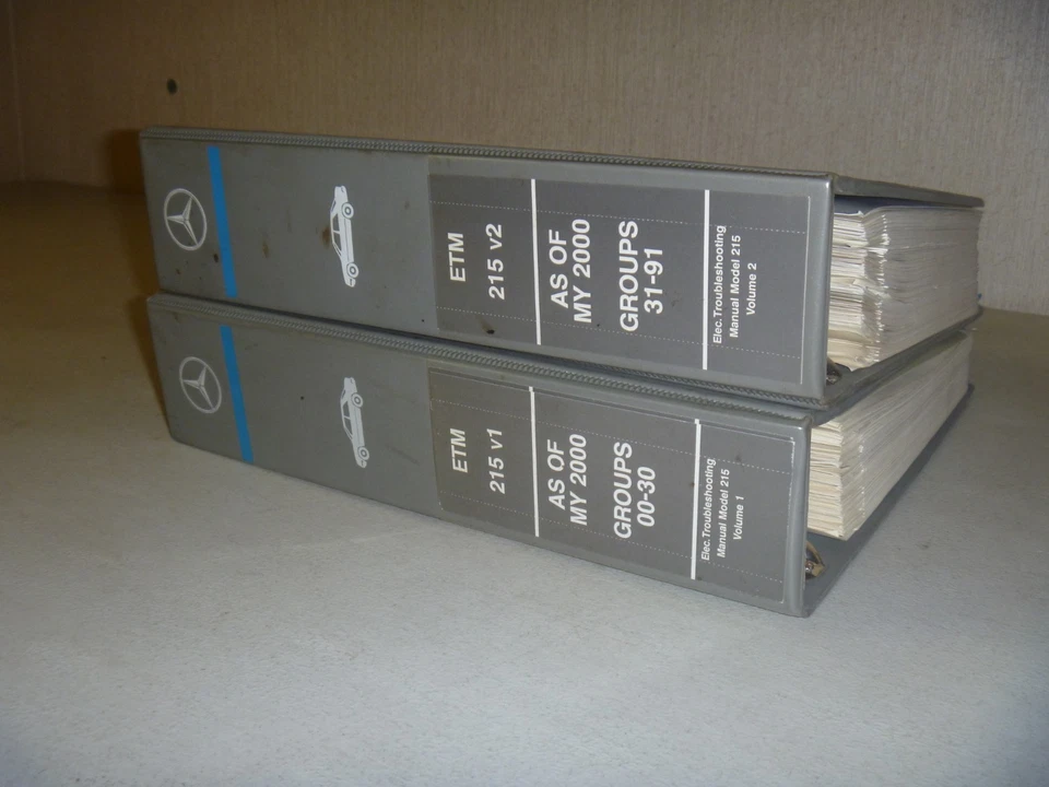 Mercedes Benz CL500 CL600 CL55 AMG 2005-2006 cableado eléctrico diagrama manual Foto 1 de 1