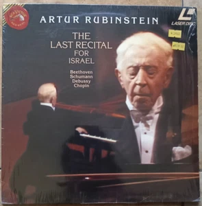 ARTUR RUBINSTEIN - THE LAST RECITAL FOR ISRAEL - 1992 US LASERDISC, CLASSICAL - Picture 1 of 4